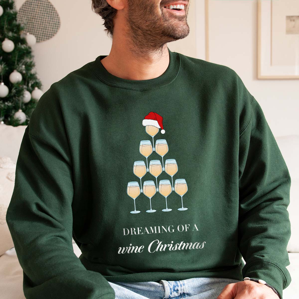 Personalisierbarer Wein Weihnachtspullover, Geschenk für Männer, Geschenk für Freund, Geschenk für Bruder, Geschenke für Frauen, Geschenke für Freundin, Geschenk für Schwester, Geschenk für Mama, Geschenk für Papa, Witzige Geschenke, Romantische Geschenke