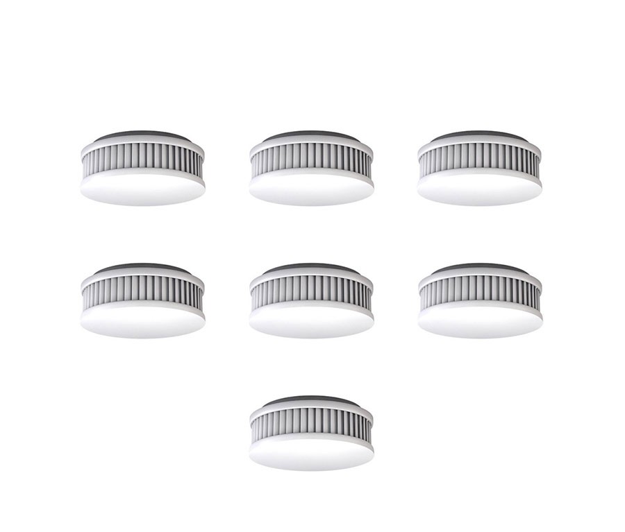 Rauchmelder Set mit Magnetbefestigung: 7x Pyrexx PX1