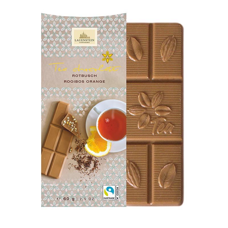 Lauensteiner Tee-Schokolade Rooibos Orange