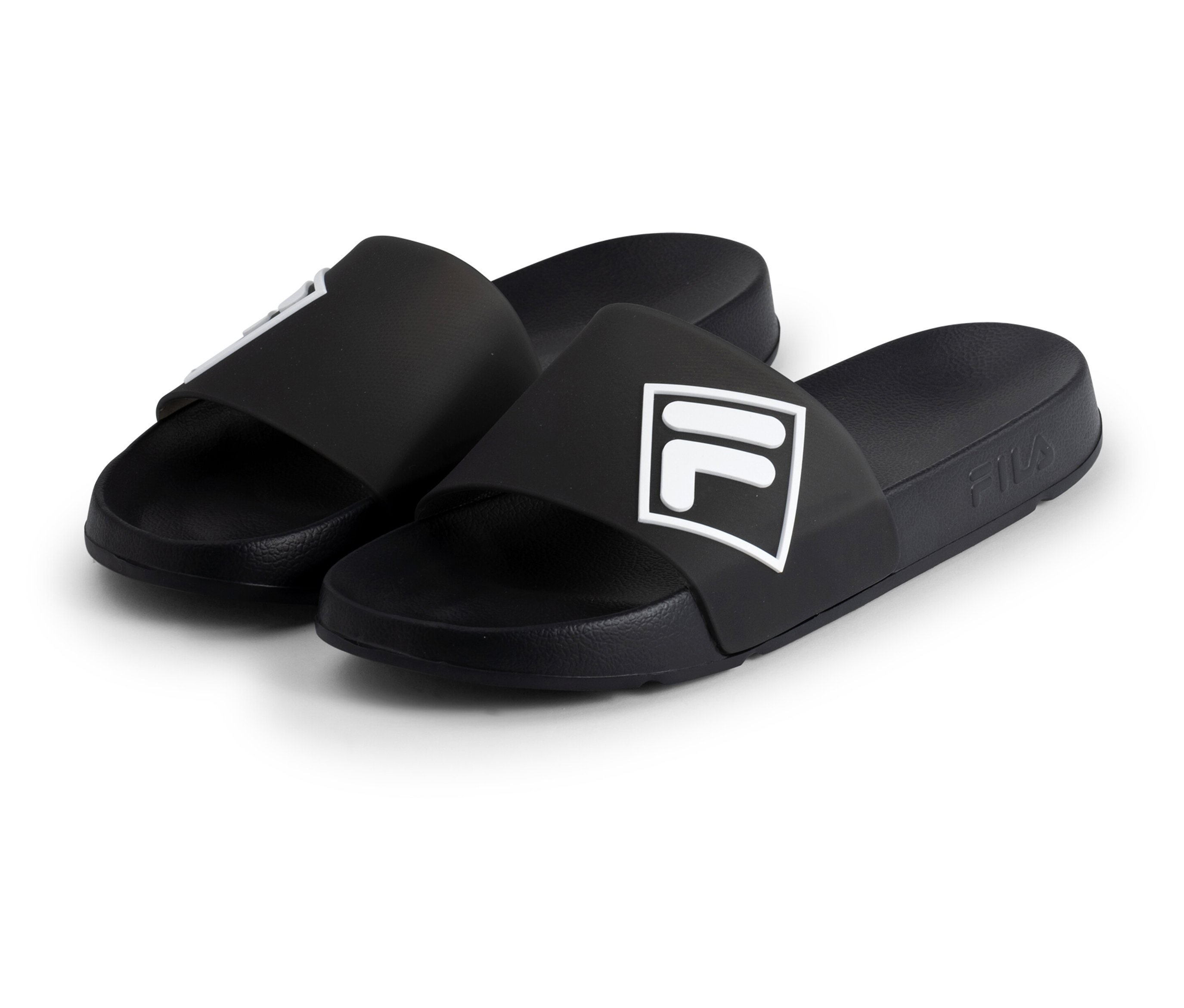 Fila Lugo Herren-Slipper - Herren - Gr. 42 - schwarz