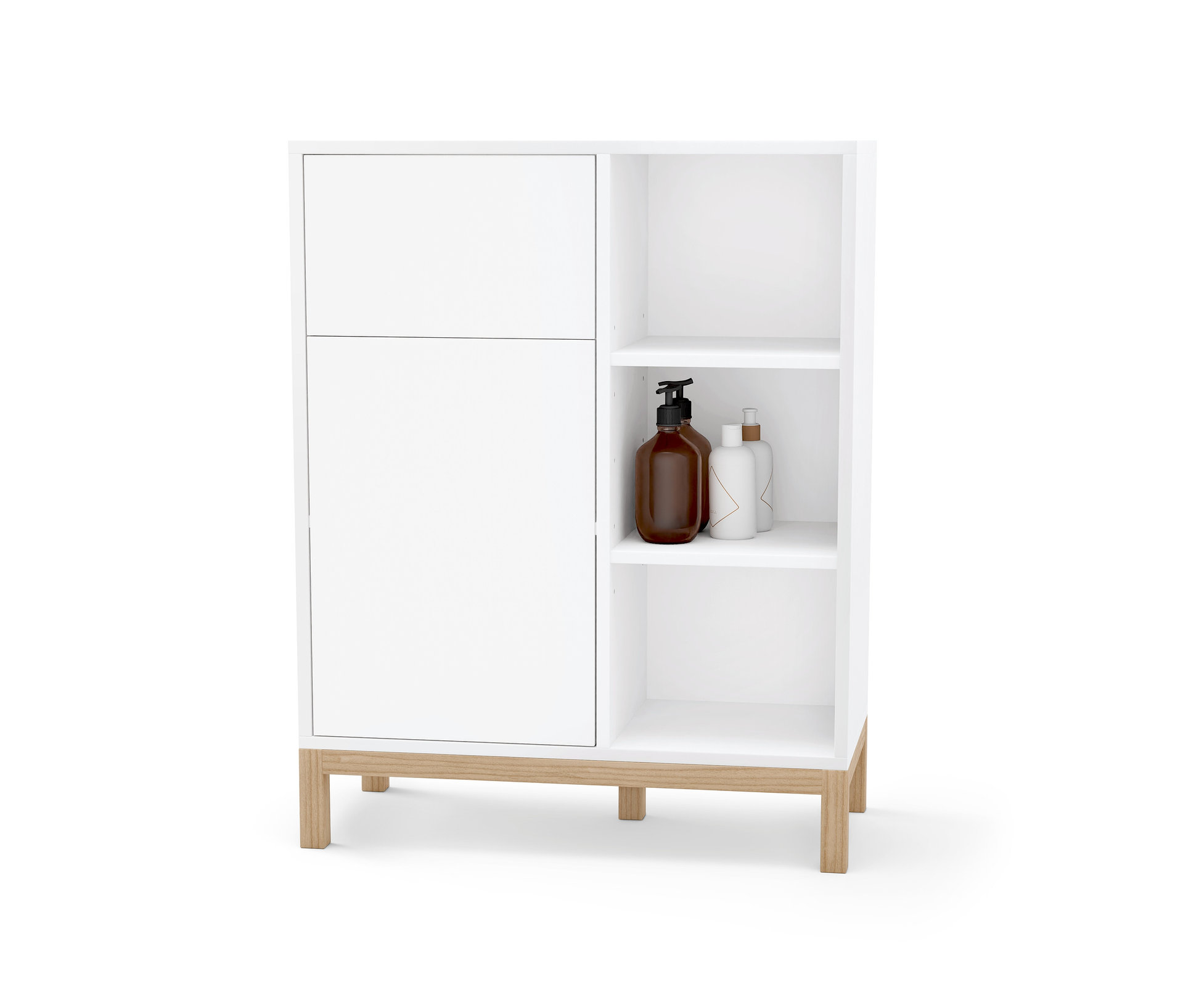 Tchibo - Bad-Sideboard - 70,5x35,5x90,5cm - braun -