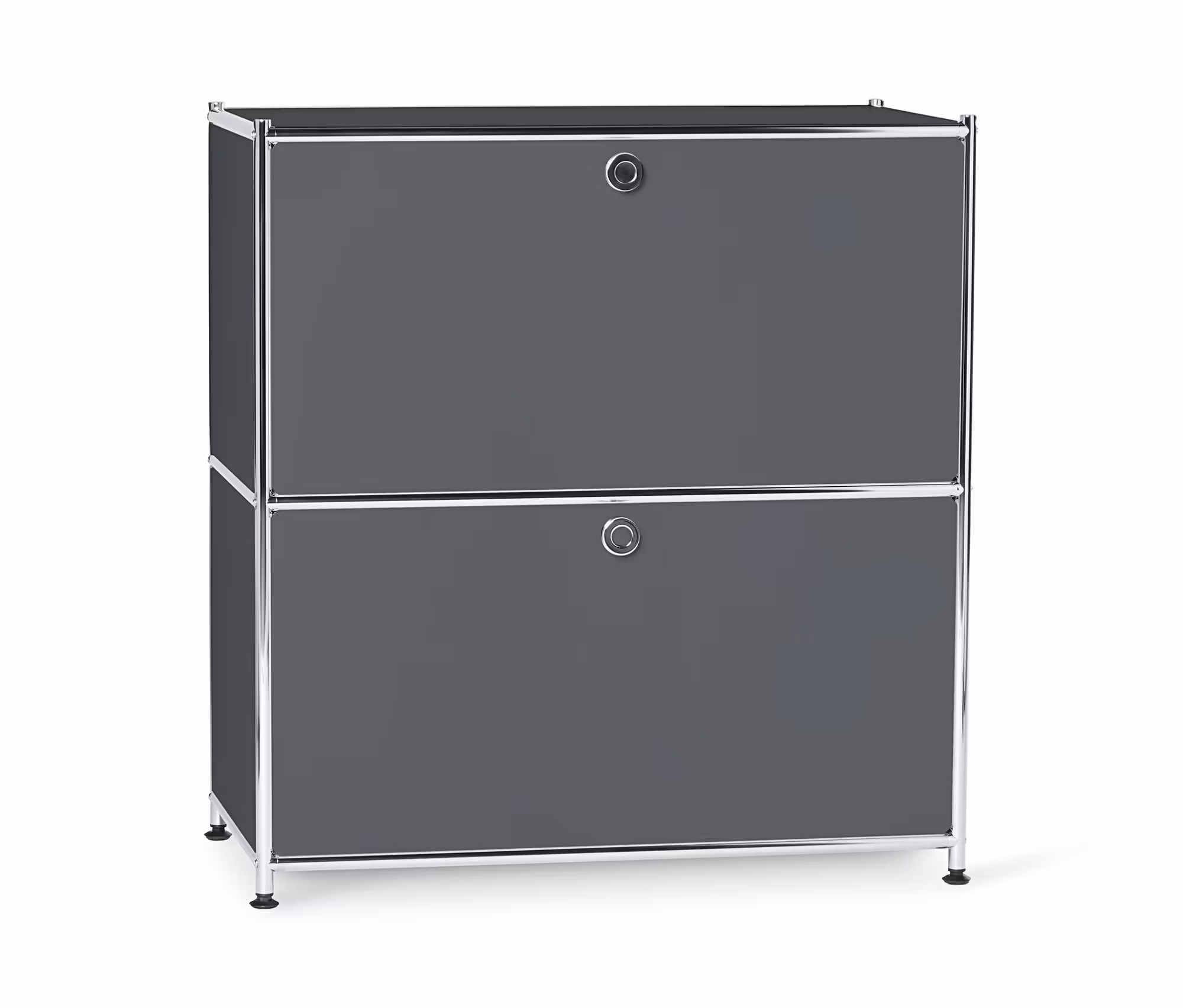 Tchibo - Sideboard Metall »Cn3« - 77x40x83cm - chrom -
