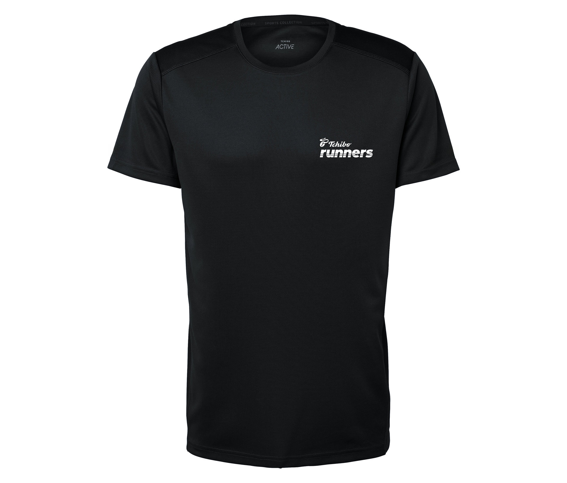 Tchibo - Herren-Sportshirt - Herren - Gr. S - schwarz/print