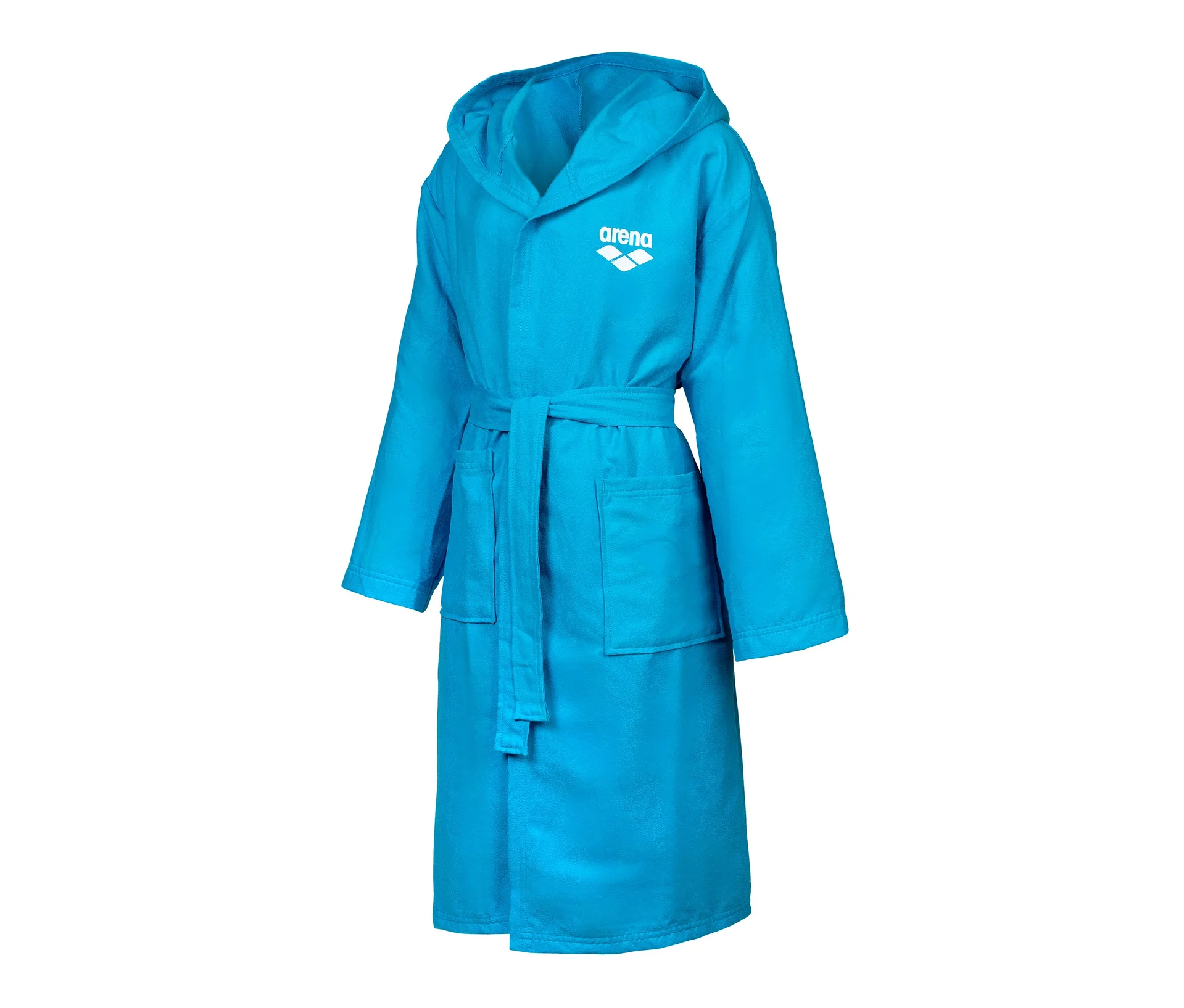 arena Kinder-Mikrofaser-Bademantel Zeal - Kinder - Gr. 116 - blau
