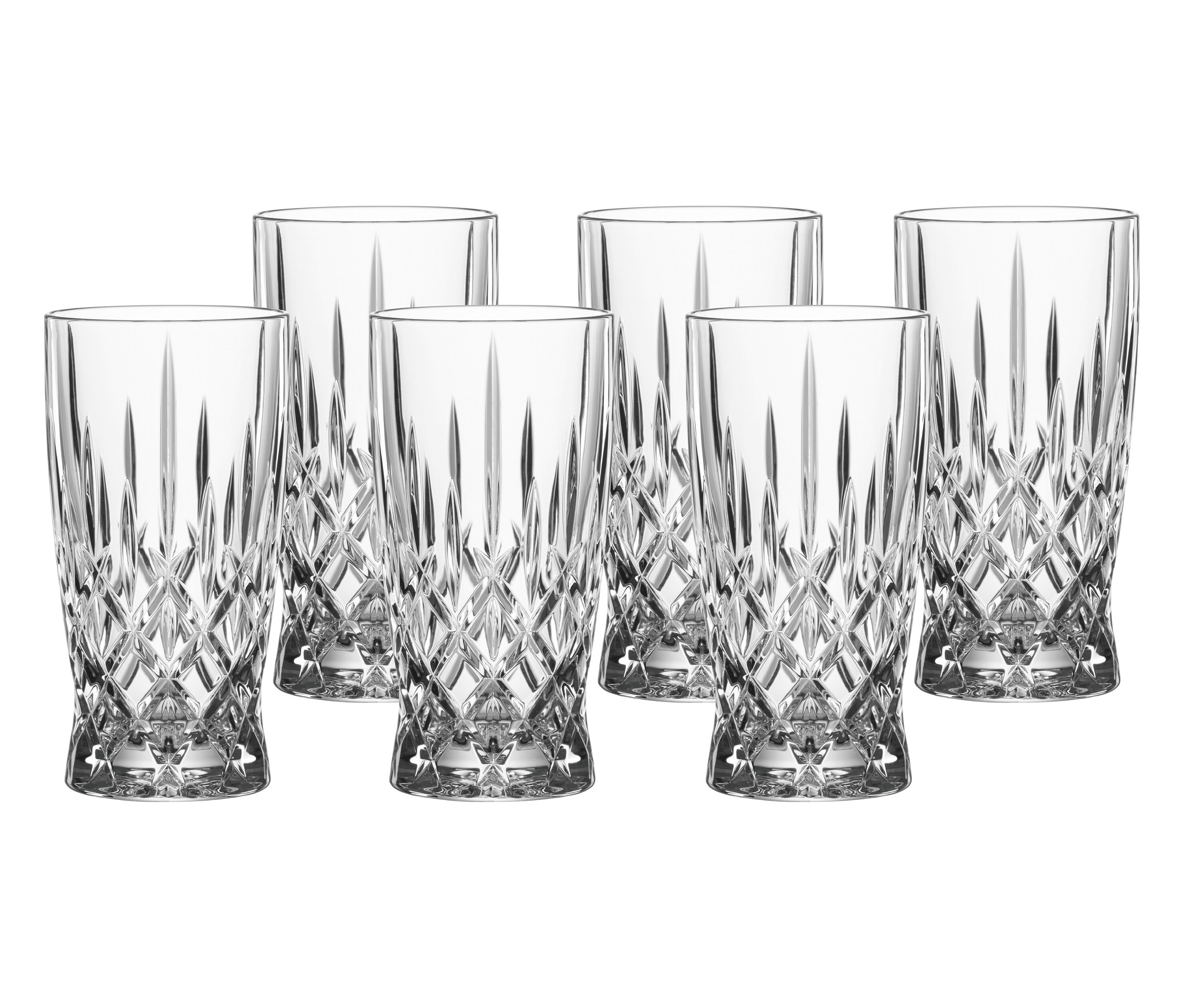 6 Nachtmann Latte-Macchiato-Gläser »Noblesse« - transparent
