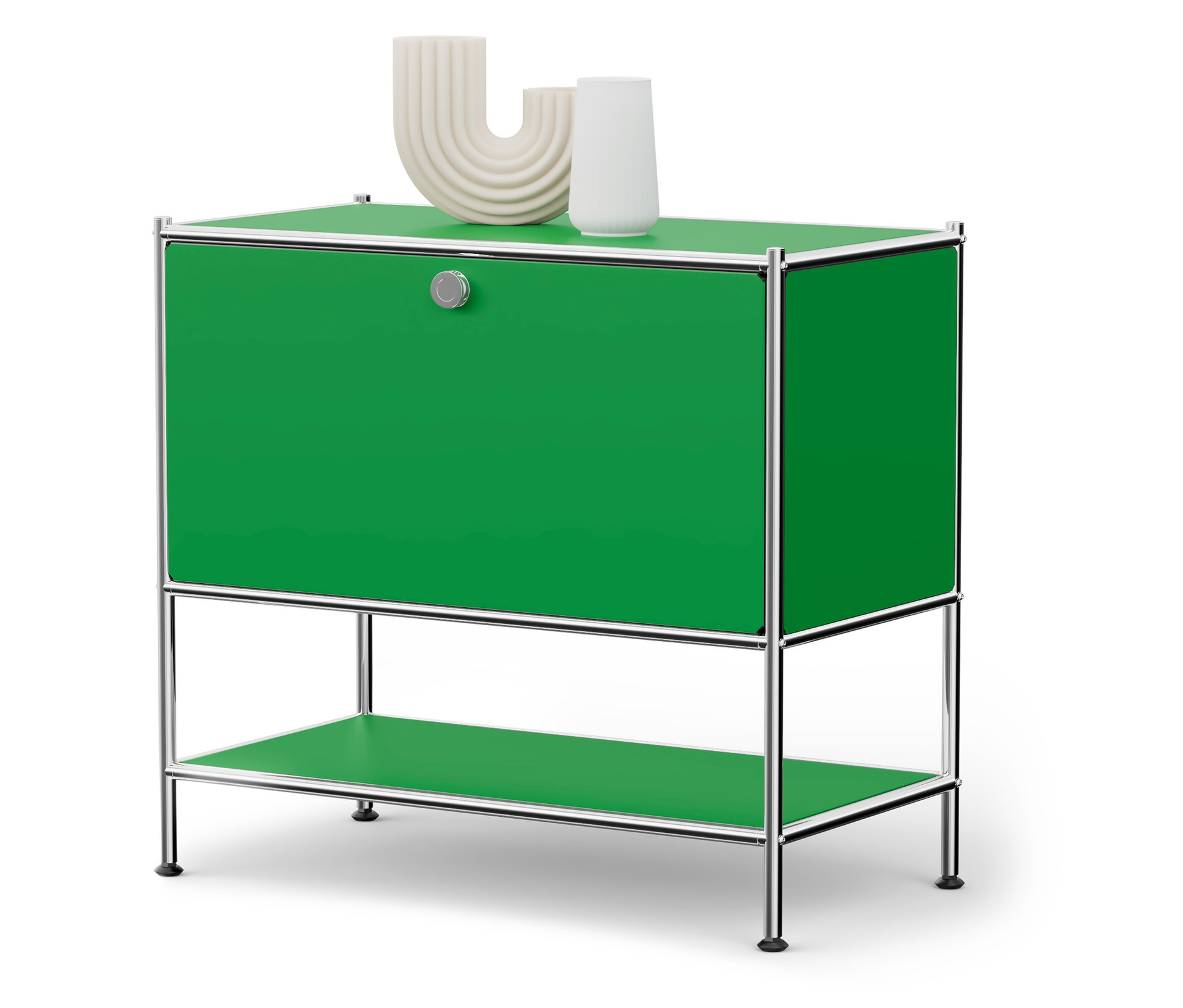 Tchibo - Sideboard Metall 'CN3' mit 1 Klappenfach - 77,5x40x71,5cm - chrom -