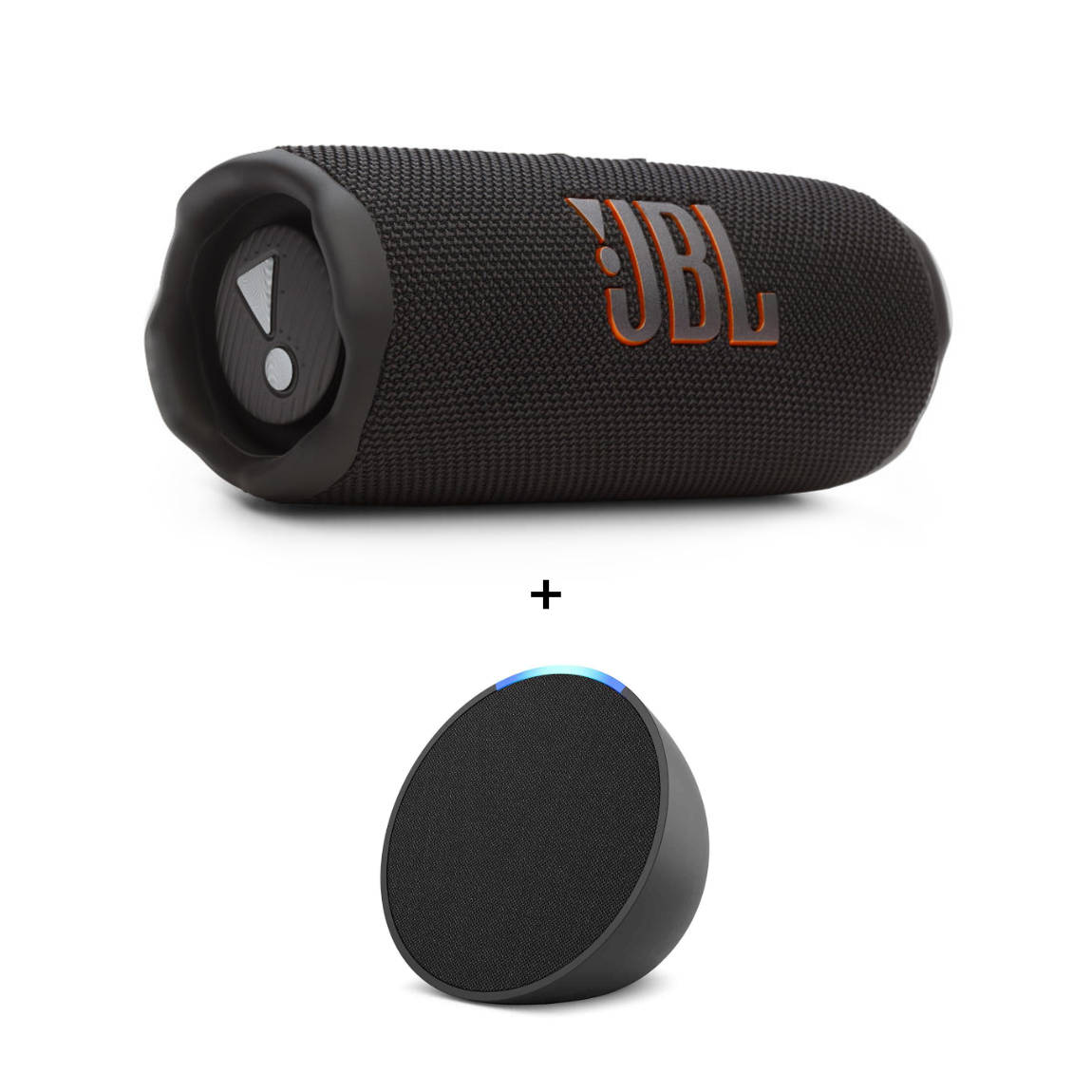 JBL Flip 7 + Amazon Echo Pop - Neueste Generation