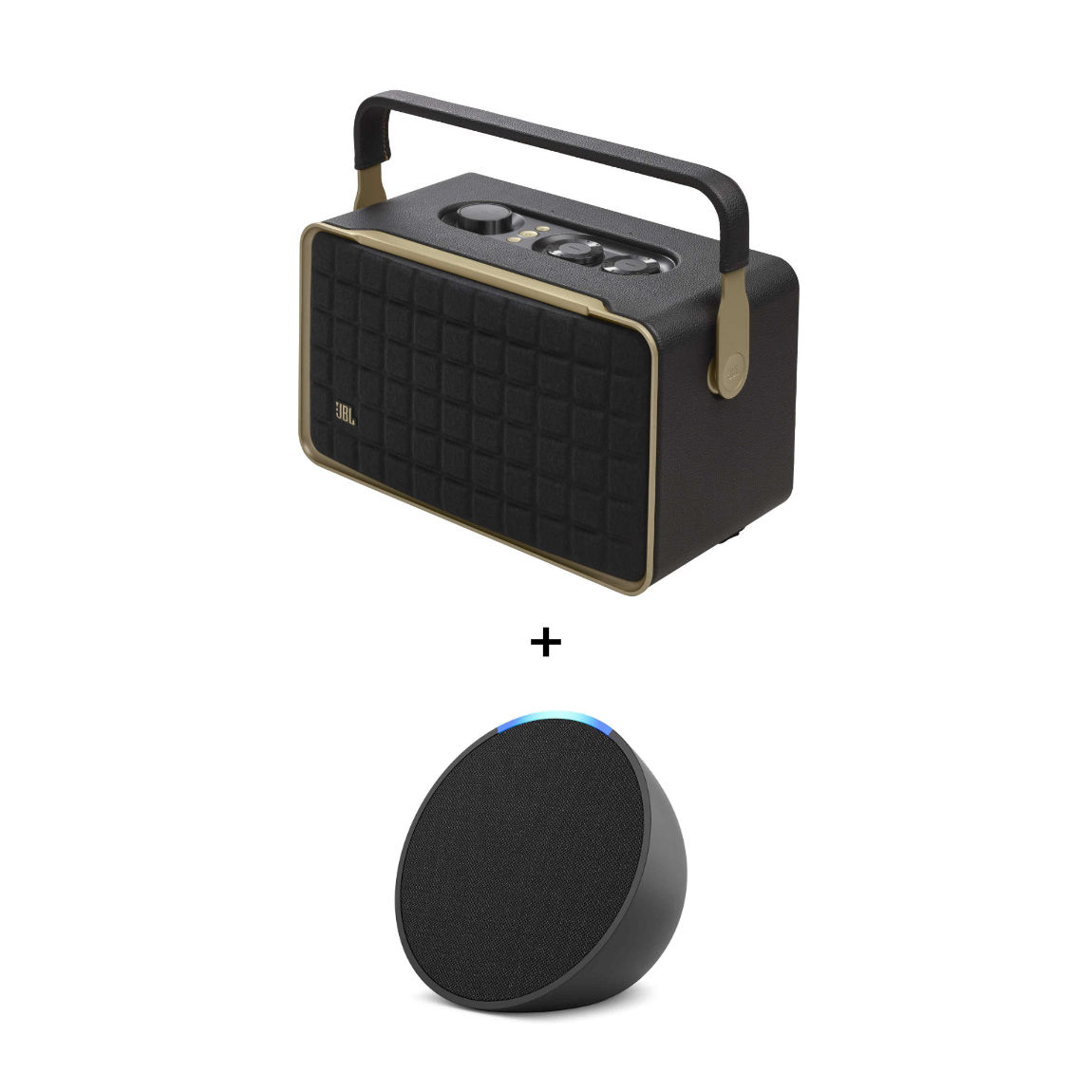 JBL Authentics 300 + Amazon Echo Pop - Neueste Generation