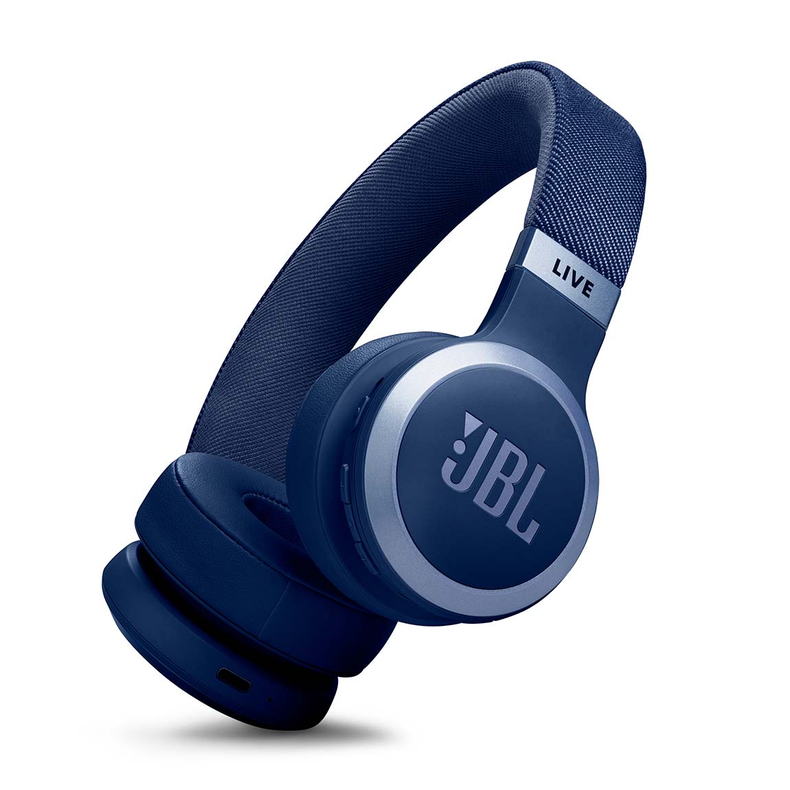 JBL Live 670NC - Kabelloser On-Ear Kopfhörer mit Noise Cancelling - Blau