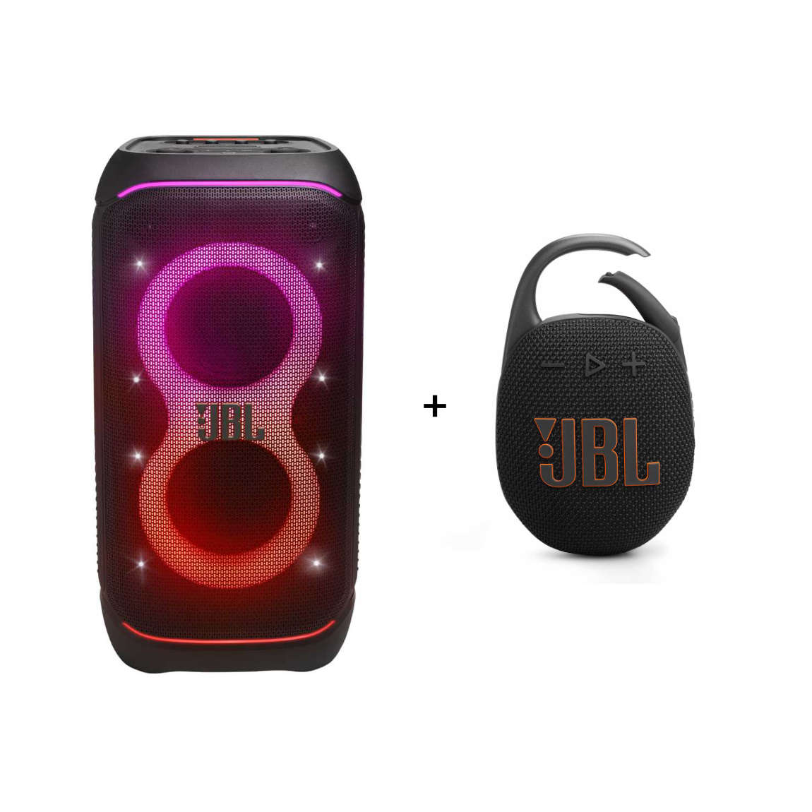 JBL PartyBox Stage 320 + Clip 5