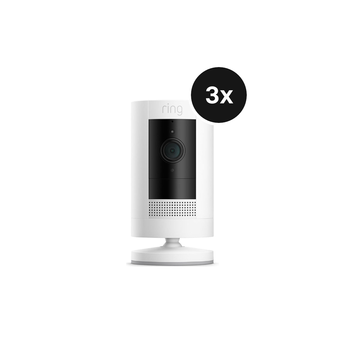 Ring Stick Up Cam Battery 3er-Set - Überwachungskamera für den Innen- und Außenbereich  Gen. 3