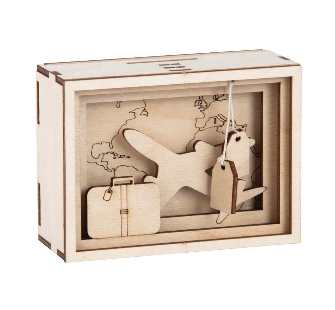 Holzbausatz Spardose 'Journey'