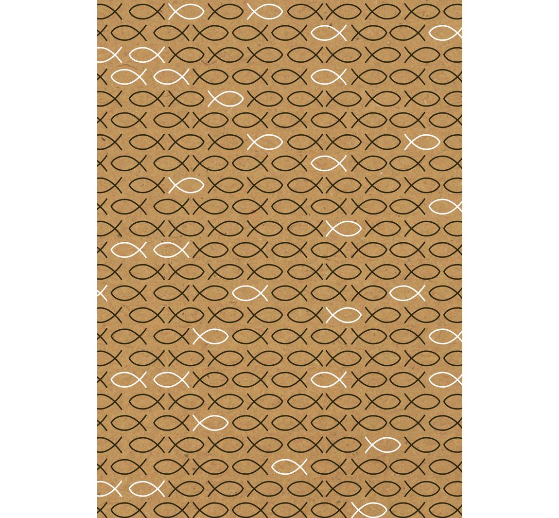 Vintage-Fotokarton 'Fische'