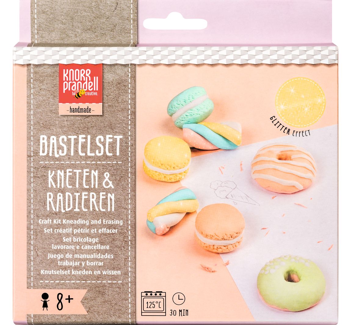 Kneten & Radieren Bastelset 'Sugar Sweets'