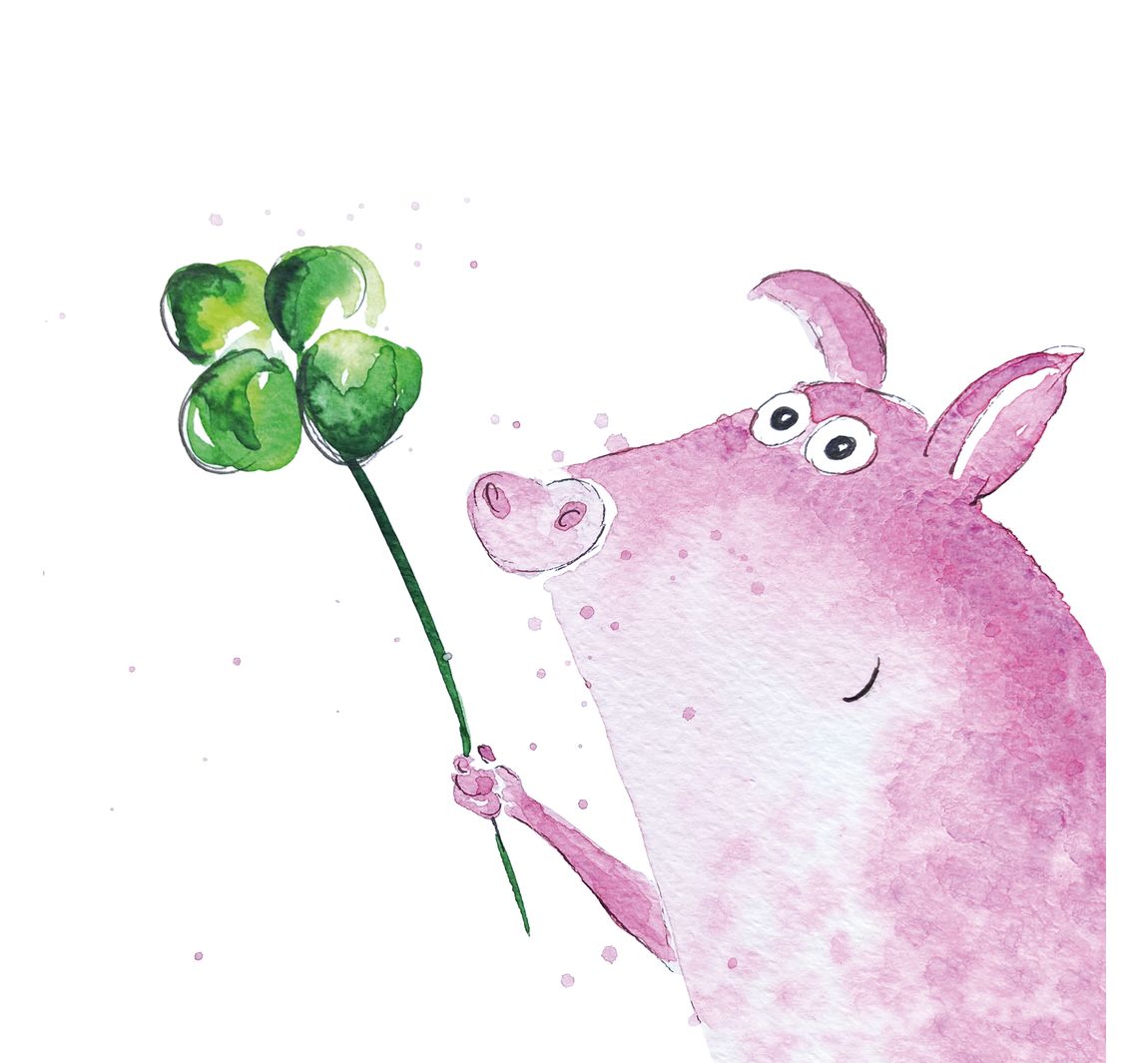 Serviette 'Lucky Pig' - 20 Stück