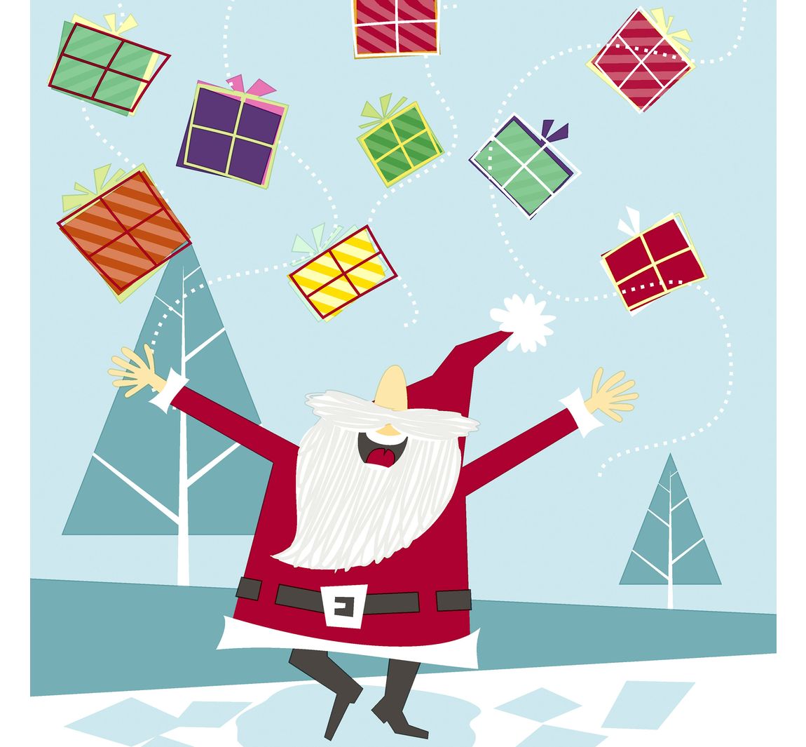 Serviette 'Hurra Geschenke!' - 20 Stück