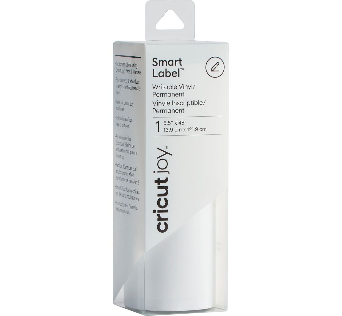 Cricut Joy Selbstklebende Vinylfolie 'Smart Labels - White', 13,9 x 121,9 cm
