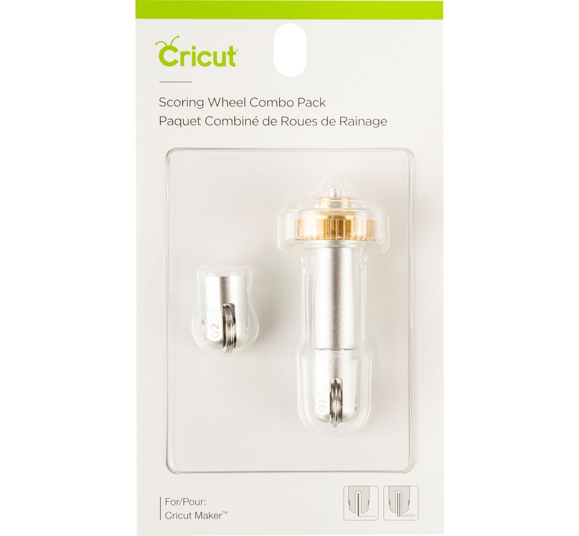 Cricut Werkzeug 'Quickswap Tool - Scoring Wheel Tip' Combo Pack, 1 Falz- und 1 D