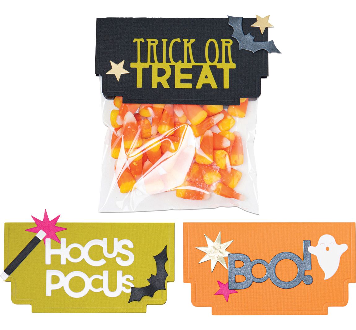 Sizzix Thinlits Stanzschablone 'Halloween Toppers'