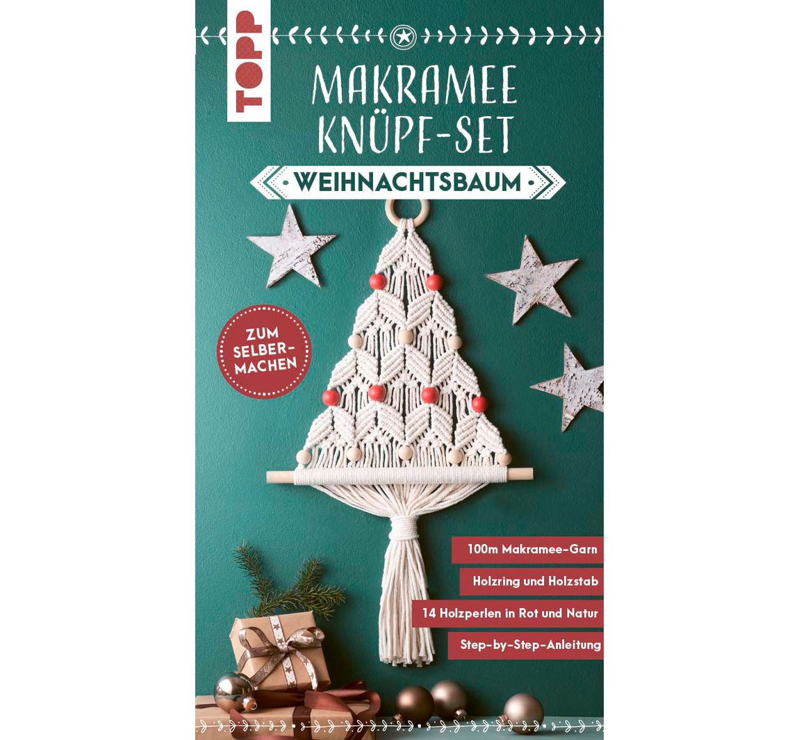 Makramee Knüpf-Set 'Weihnachtsbaum'