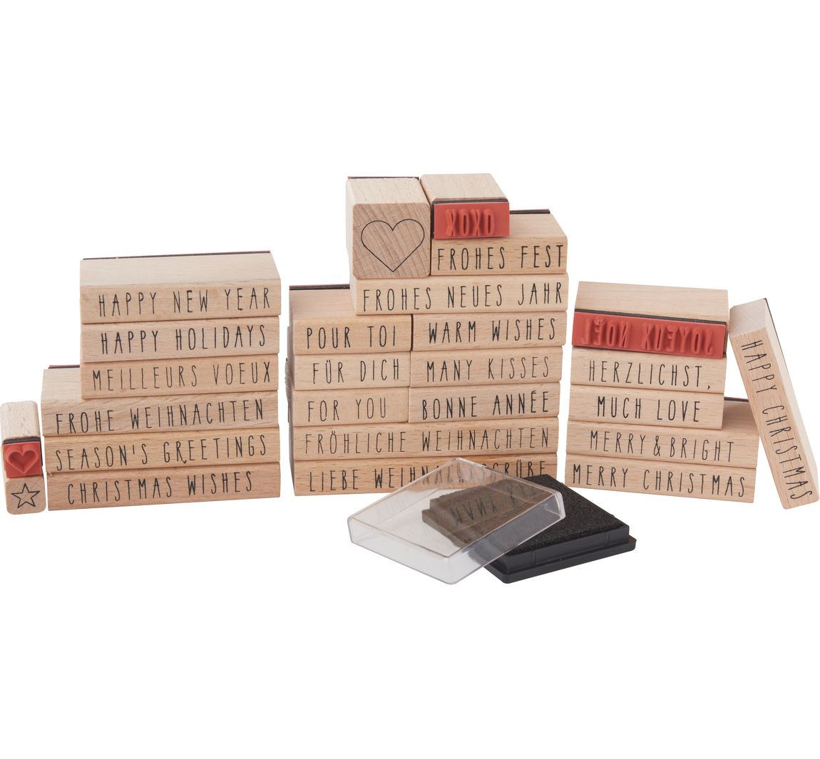 Stempel-Set XL 'Christmas Wishes'