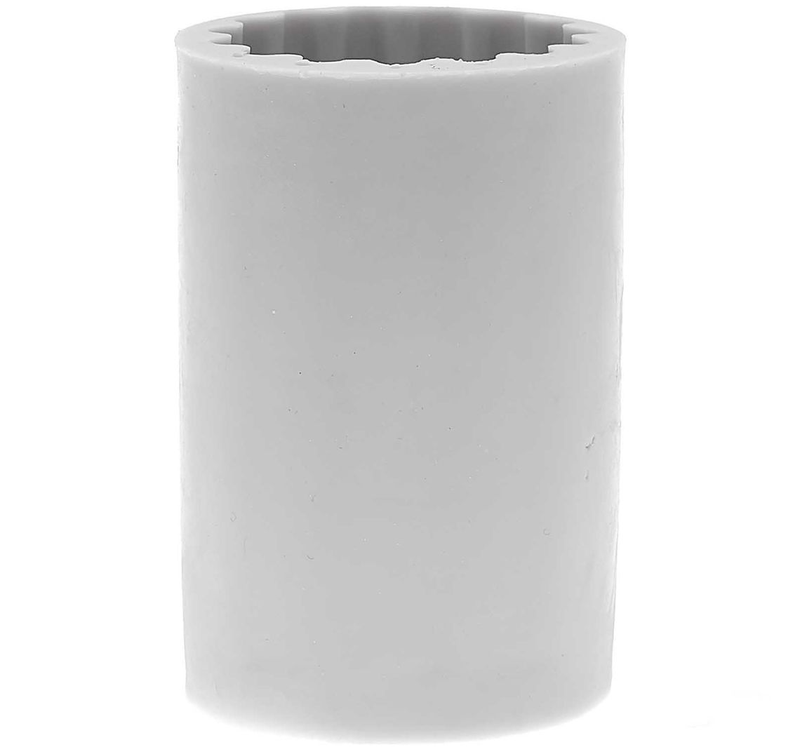 Silikon Kerzengießform 'Zylinder geriffelt'