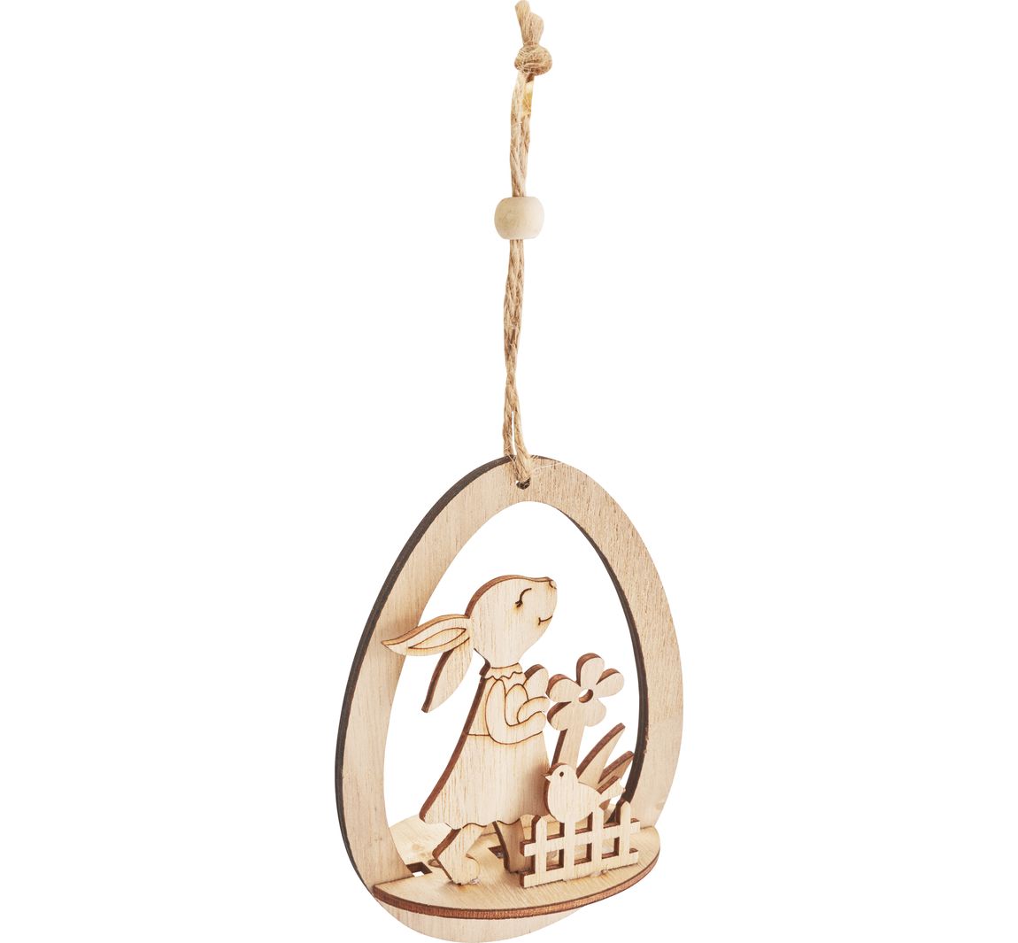 VBS Holzsteckmotiv Anhänger Ei 'Hazel am Gartenzaun'