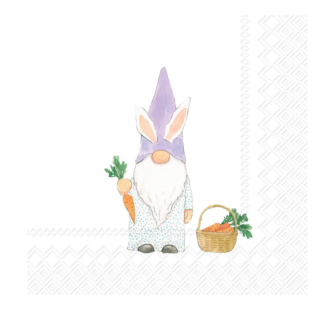 Serviette 'Garten Gnom'