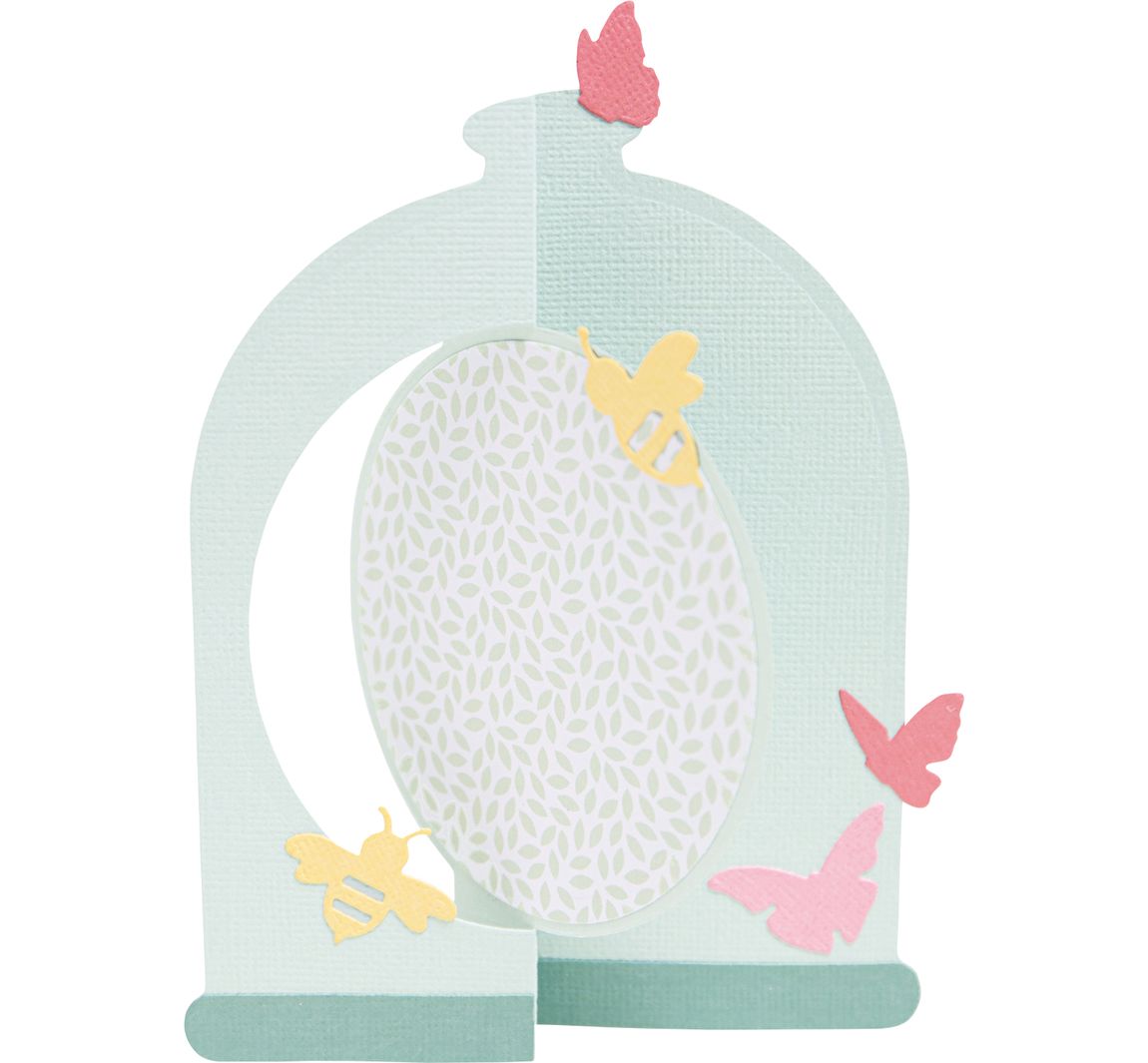 Sizzix Thinlits Stanzschablone 'Card, Bell Jar'