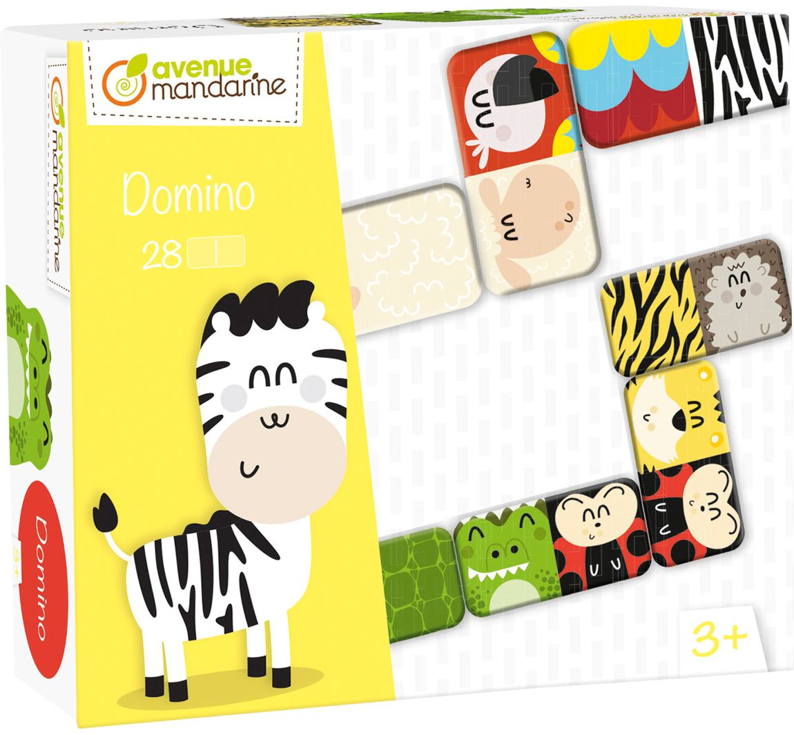 Lernspiel Domino 'Tiere und Texturen'