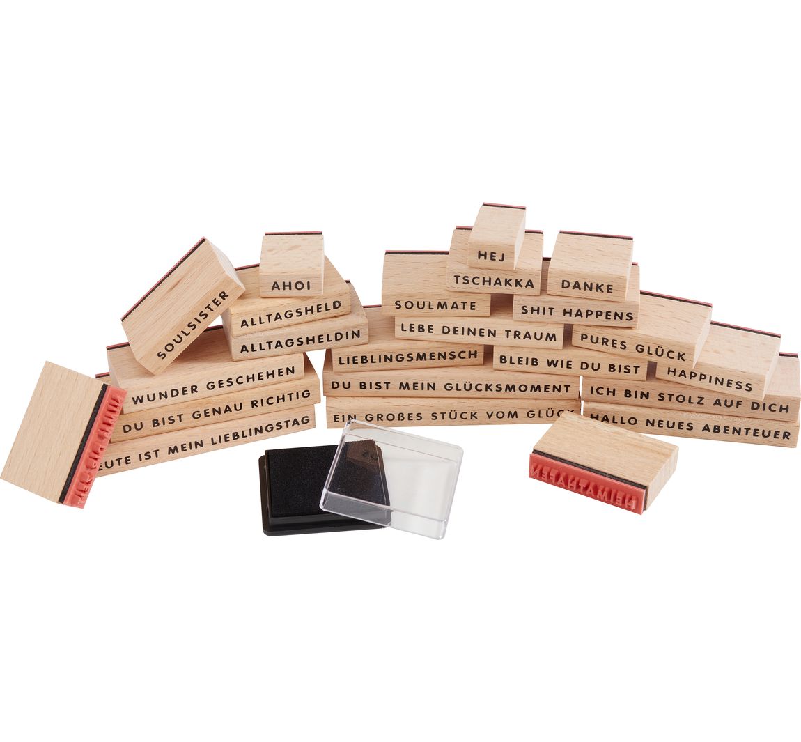 Stempel-Set XL 'Happiness'