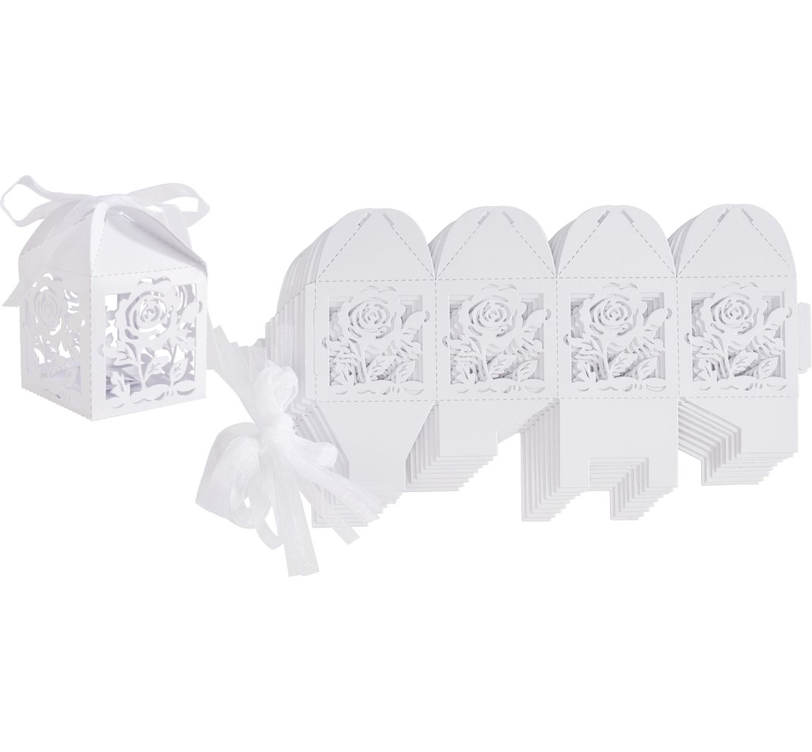 Filigrane Faltboxen 'Rosen'