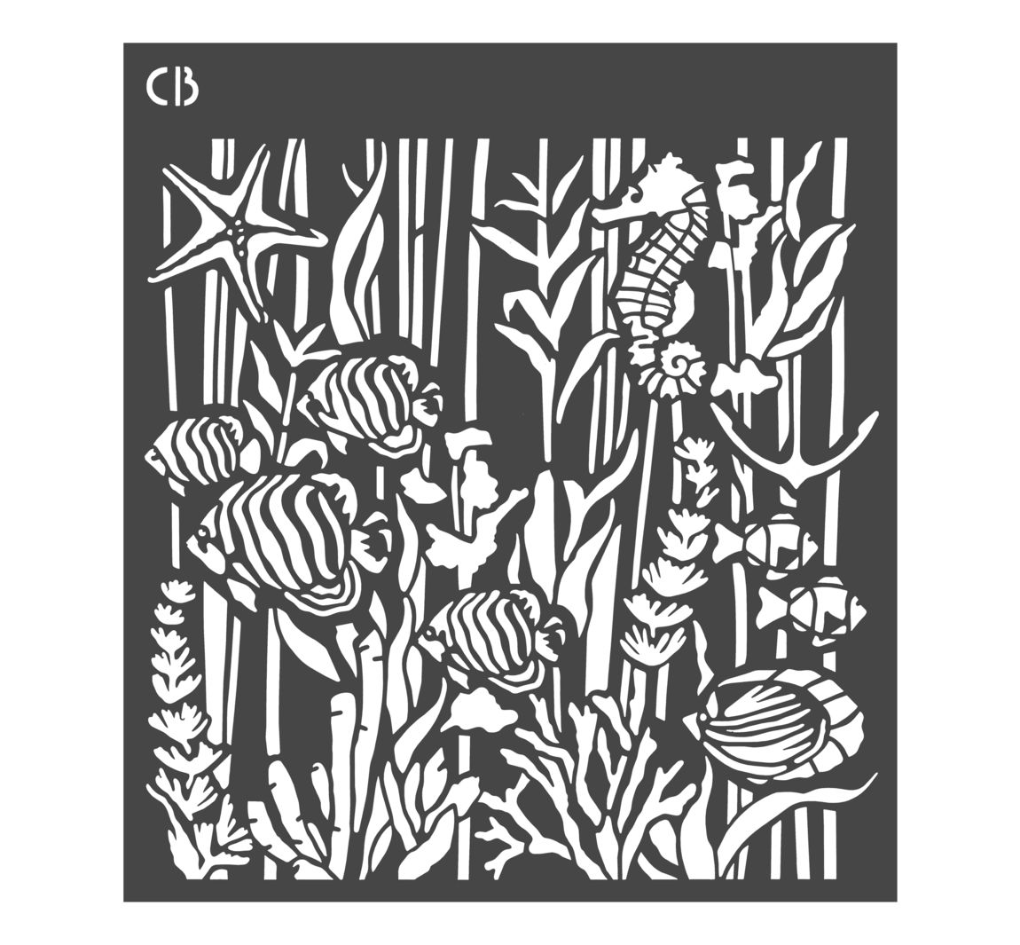 Schablone 'Under the Ocean'