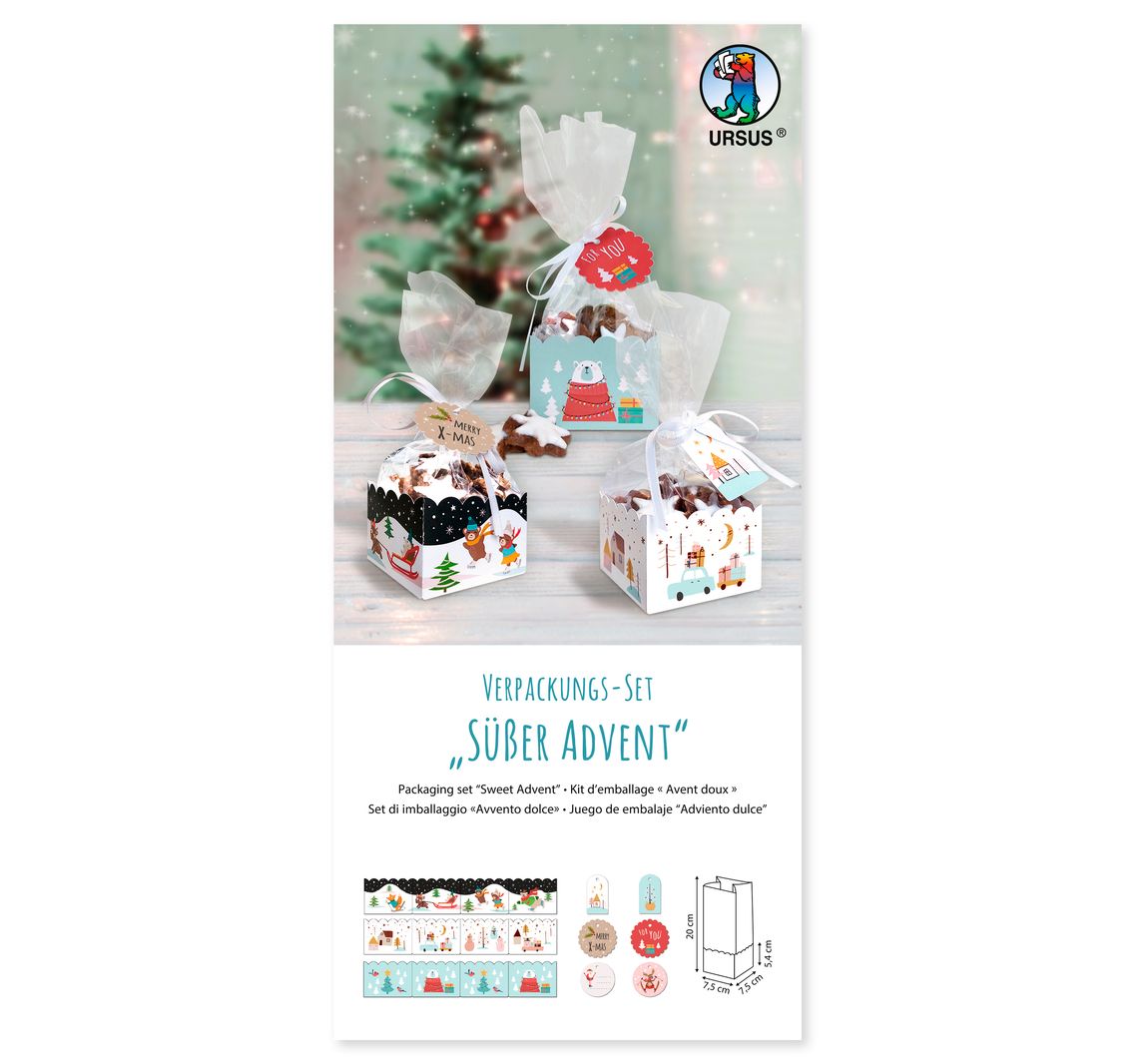 Verpackungs-Set 'Süßer Advent'