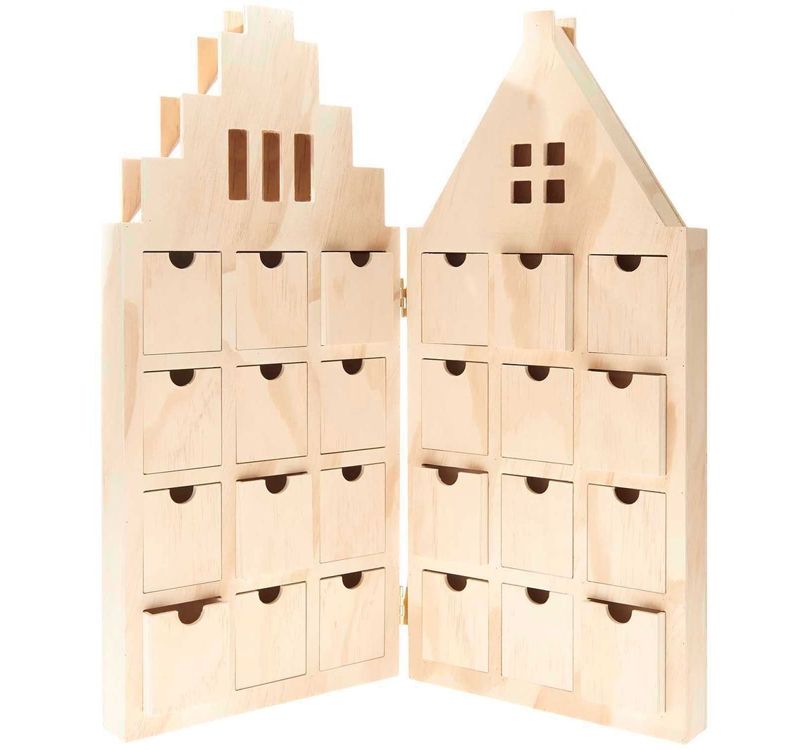 Adventskalender 'Haus', aufklappbar