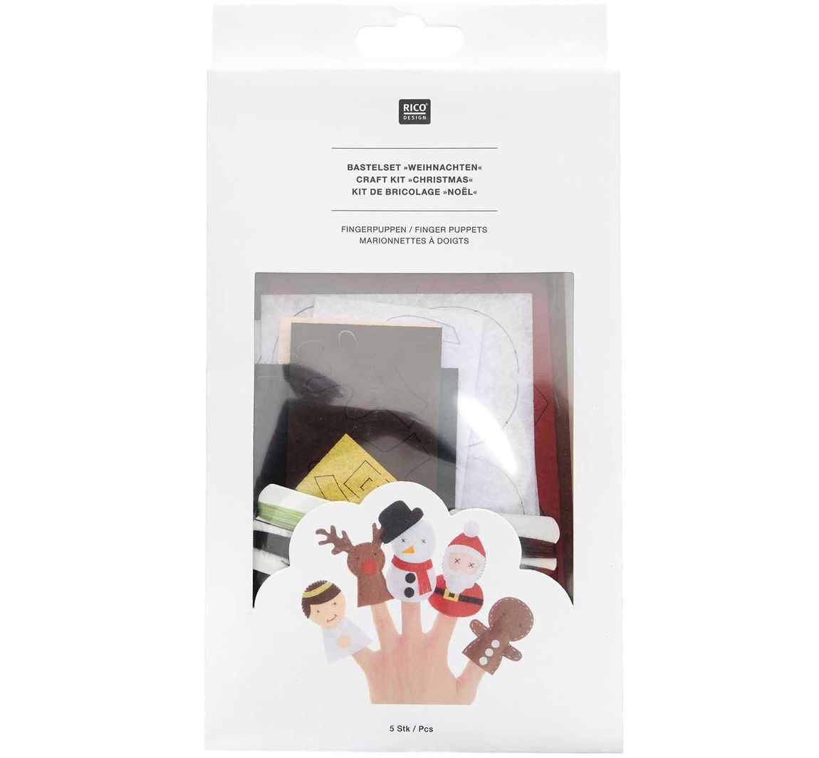 Bastelset Fingerpuppen 'Weihnachten'