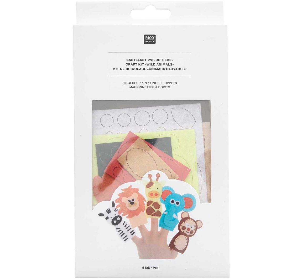 Bastelset Fingerpuppen 'Tiere'