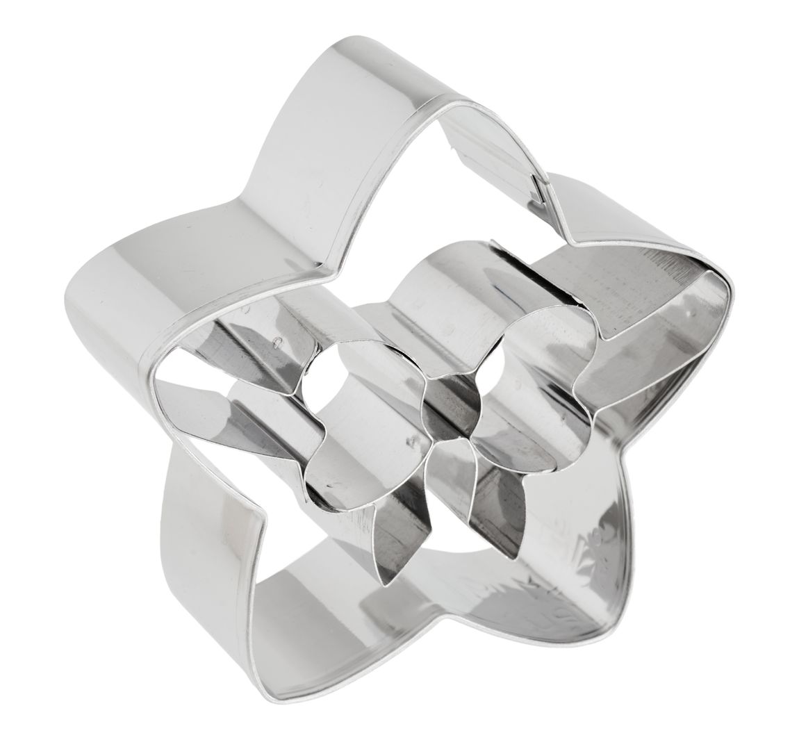 Ausstechform 'Stern mit Schleife'