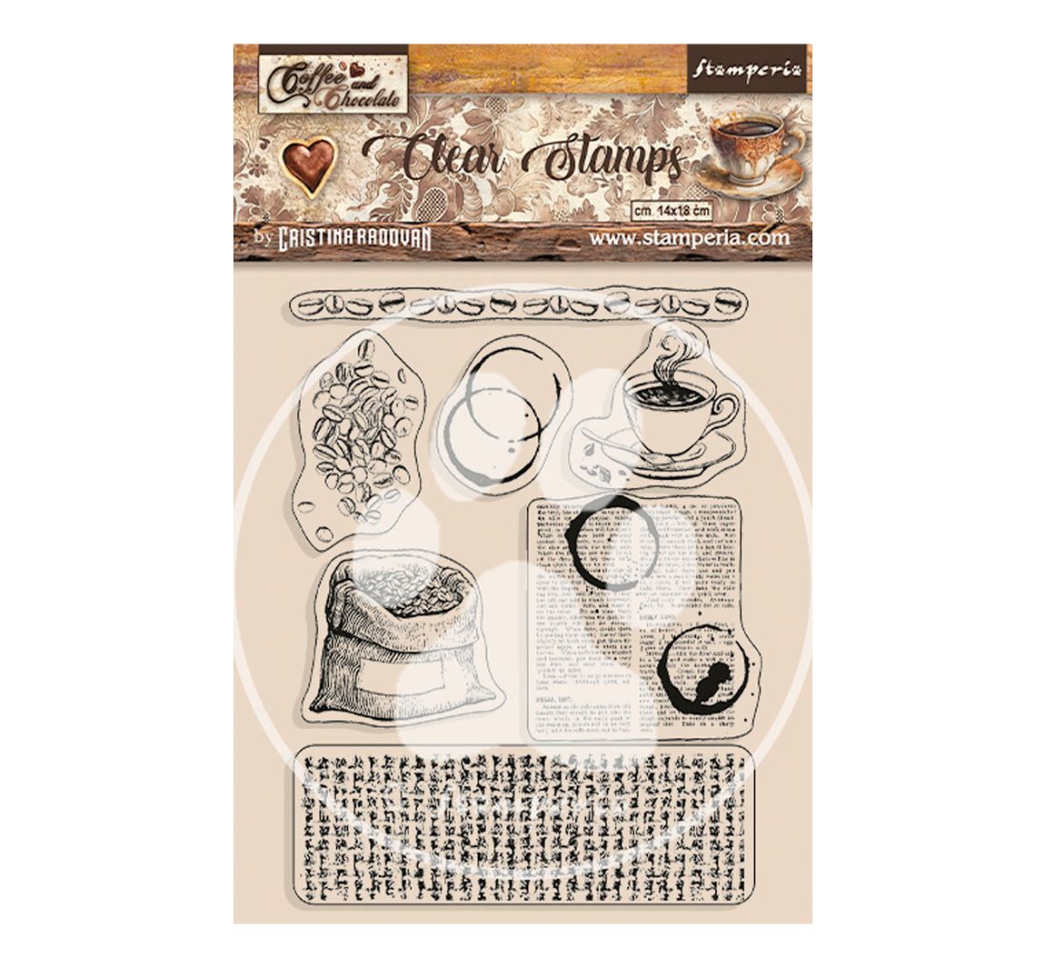 Clear-Stamps 'Coffee and Chocolate'