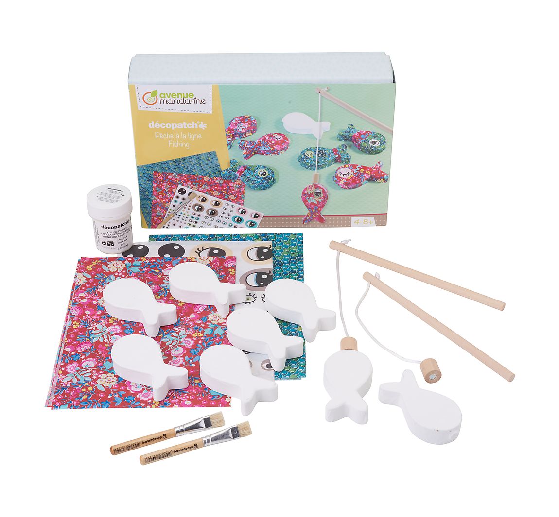 Kreativ-Set Décopatch 'Fische angeln'