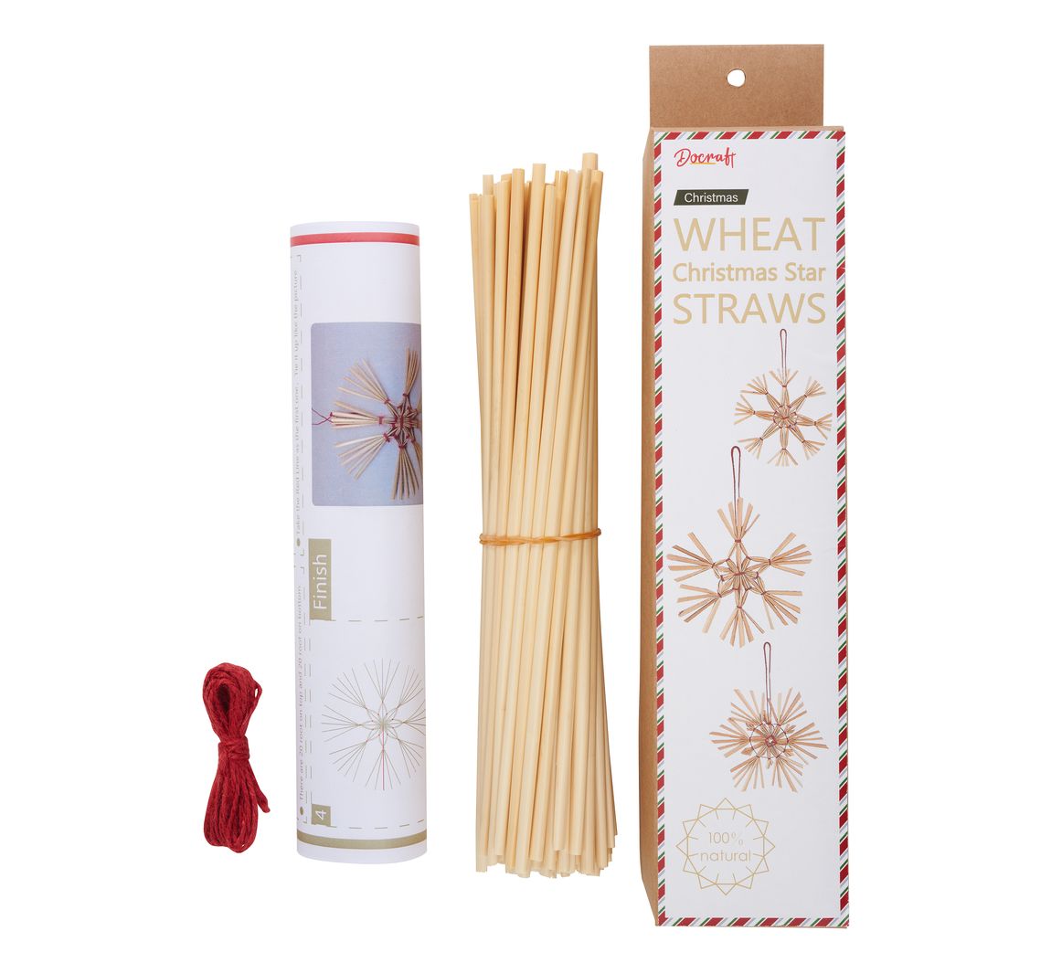 VBS Bastelset 'Strohsterne' mit Anleitung