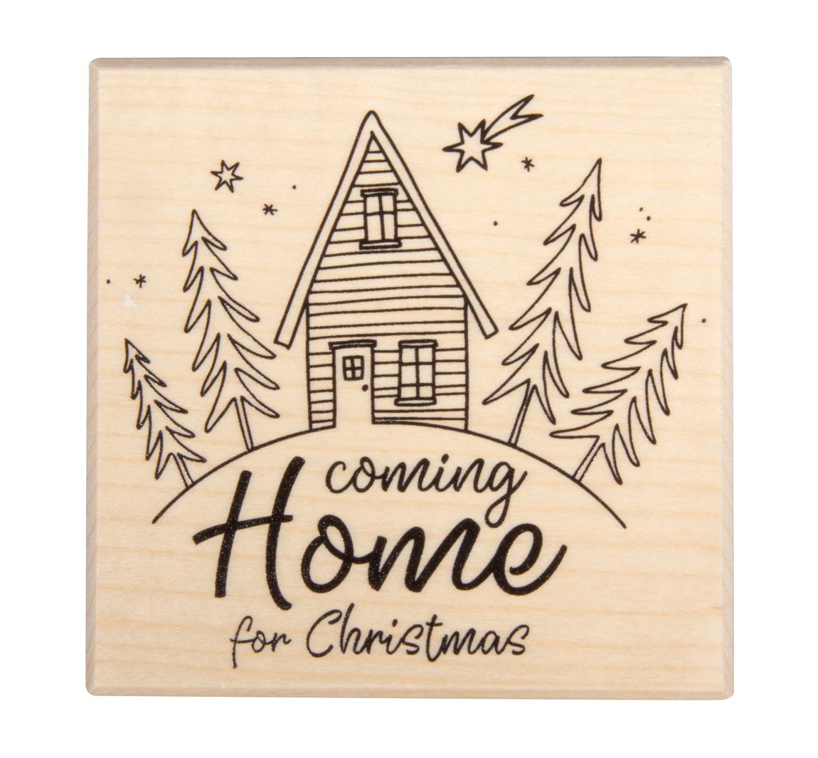 BUTTERER Stempel 'Coming Home for Christmas'