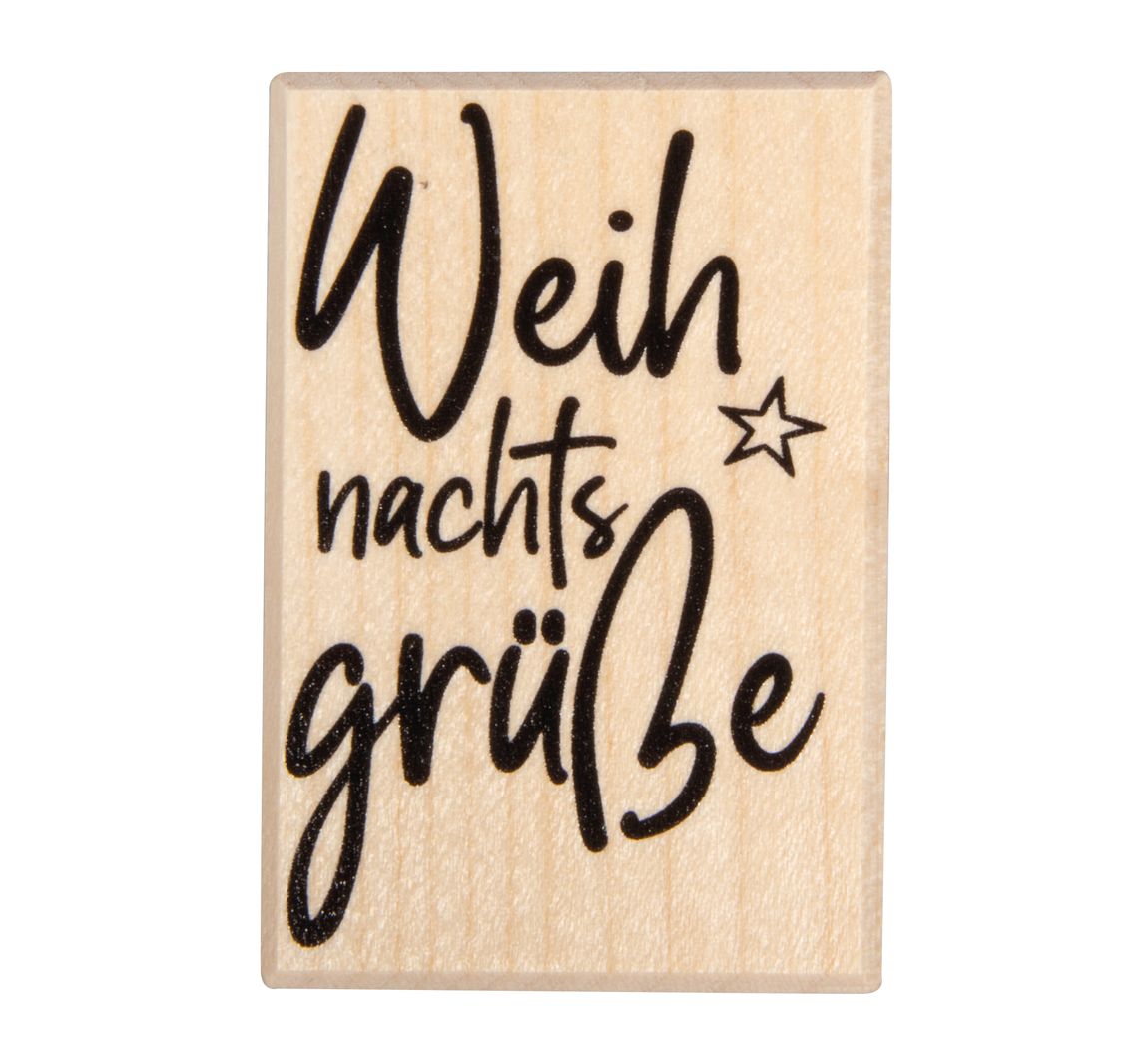 BUTTERER Stempel 'Weihnachtsgrüße'