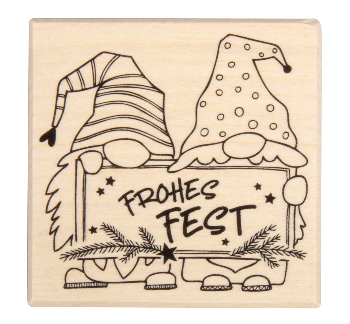 BUTTERER Stempel 'Wichtelgrüße'