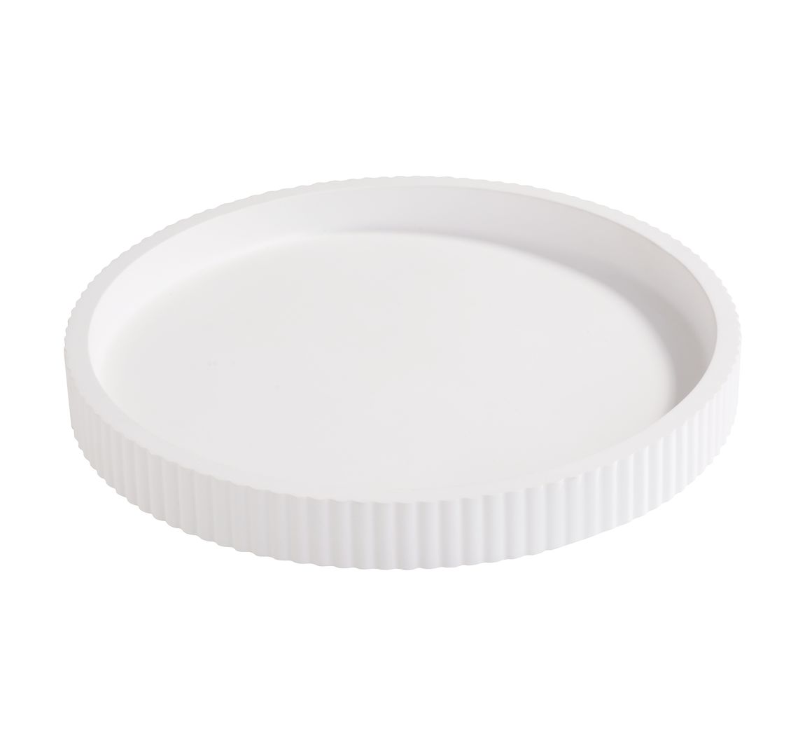 Silikon Gießform 'Teller mit Rillen'