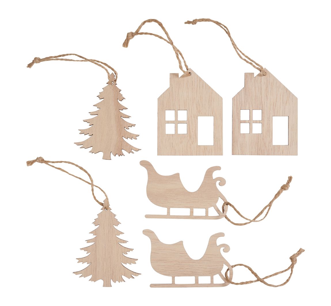 VBS Holz-Anhänger 'Wintermotive'