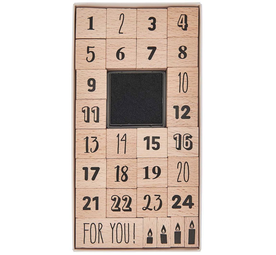 XL Stempel-Set 'Adventszahlen'