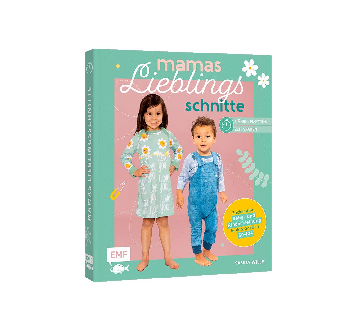 Buch 'Mamas Lieblingsschnitte - Nähen - Plotten - Zeit sparen'