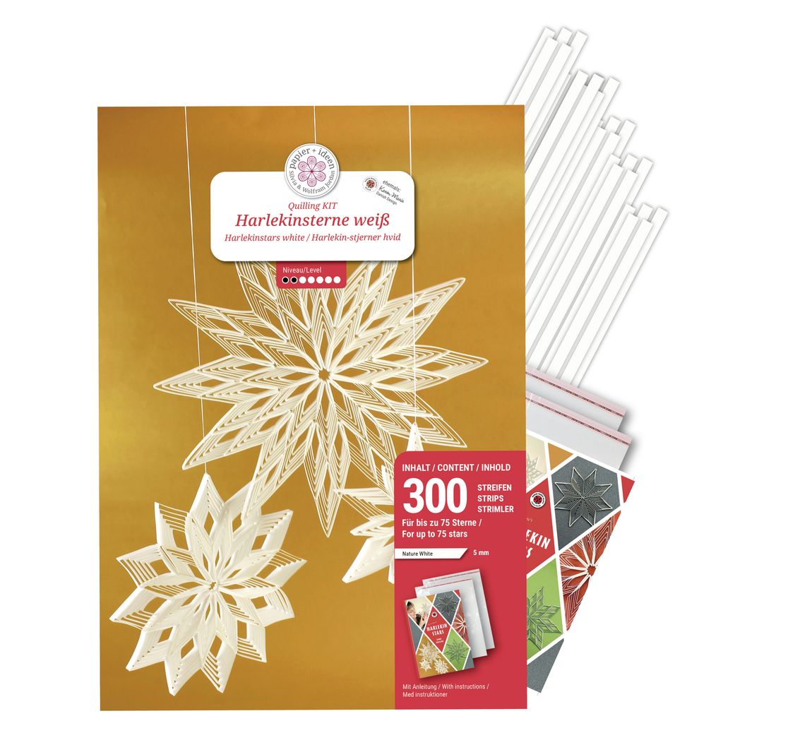 Quilling-Set 'Harlekin Stars'