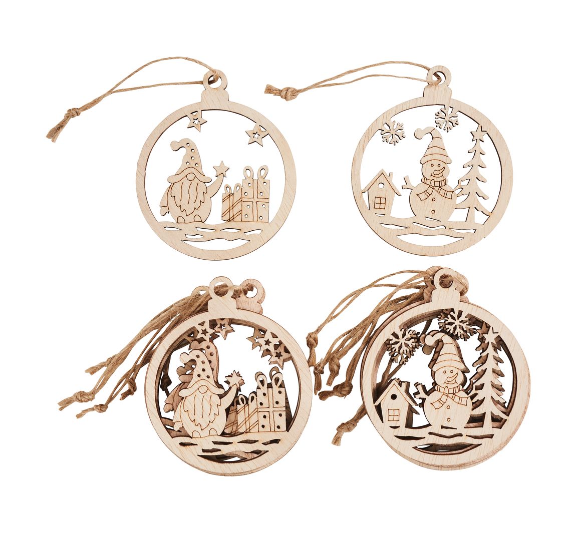 VBS Weihnachtsanhänger 'Wichtel und Schneemann'